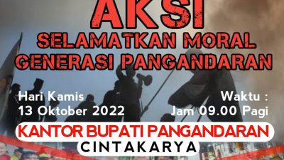 Buntut Acara Pan Asia Hash, Beredar Pamflet Aksi Selamatkan Moral Generasi Pangandaran