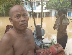 Sungai Meluap, Rumah di Pangandaran Terendam Banjir Hingga Tinggi 1 Meter lebih