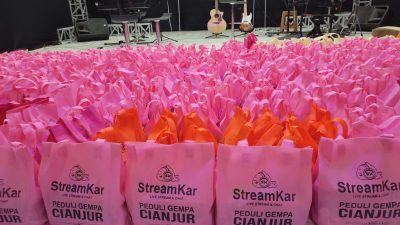 StreamKar di Pangandaran Siapkan Bantuan Sembako Untuk Korban Gempa Cianjur