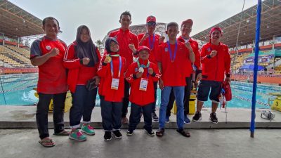 Peparda VI Jabar, Atlet Renang NPCI Pangandaran Kembali Berhasil 1 Emas dan 1 Perak