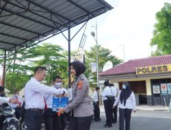 Sedekah Rutin Personel Polres Banjar untuk Menolong Masyarakat