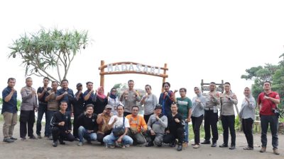 HPN 2023, Polres Banjar Touring dan Baksos Bersama para Jurnalis