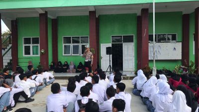 Police Goes To School, Sat Lantas Polres Banjar Edukasi di Sekolah dalam Ops Keselamatan Lodaya 2023