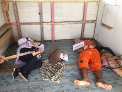 Sat Reskrim Polres Pangandaran Gelar Rekontruksi Dugaan Pembunuhan Anak