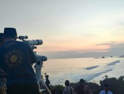 Pengamatan Rukhiyat Hilal di Pangandaran, Hilal Tertutup Awan Tebal