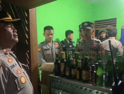 Bulan Ramadan, 1.264 Botol Miras Disita Polres Pangandaran