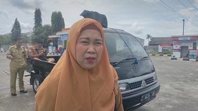 PIN Polio, Tenaga Kesehatan Puskesmas Padaherang Pangandaran Woro-woro ke Pelosok Desa