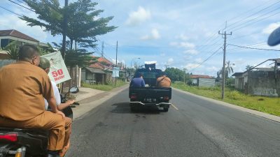Saat Puskesmas Padaherang woro-woro PIN Polio
