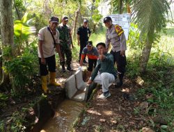 PEMDES Kertajaya Realisasikan Program Ketahanan Pangan Bangun Infrastruktur Drainase Lahan Pertanian
