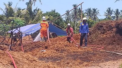 Gegara Putung Roko, Pabrik Sabut Kelapa di Pangandaran Kebakaran
