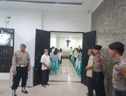 Polsek Pataruman Polres Banjar Gelar Pengamanan Gereja ST Filipus