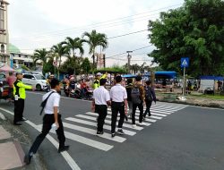 Ciptakan Sikap dan Perbuatan Humanis, Satlantas Polres Banjar Atur Lalulintas Dibeberapa Lokasi