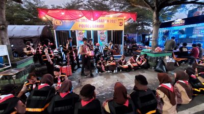 Anggota Polsek Banjar Polres Banjar Laksanakan Giat PAM Ngabuburit