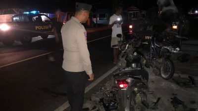Adu Banteng di Pangandaran, Satu Pemotor Meninggal Dunia