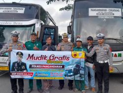 Mudik Gratis Polres Pangandaran, Pemudik Bahagia