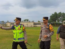 Kapolres Pangandaran Dampingi Kapolda Jabar Cek Pos Terpadu TIC Pangandaran