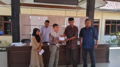 Baznas Kota Banjar Bagikan Santunan Keseluruh Anak Yatim di Kota Banjar