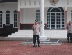 Polres Pangandaran Gelar Apel Persiapan Pilkades Tahun 2023 