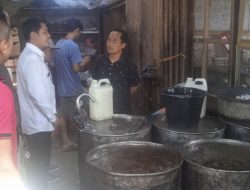 Awasi Harga dan Ketersediaan Kebutuhan Pokok, SatReskrim Polres Pangandaran Sidak Pasar Tradisional