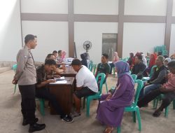 Polsek Pataruman Kota Banjar Monitoring Bantuan Warga