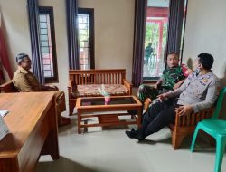 TNI – Polri di Pangandaran Sambangi Kantor Desa, Ini Tujuannya