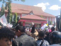 Konflik Pertanahan, Ribuan Demonstran Geruduk Gedung DPRD Pangandaran