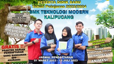 PPDB SMK Tekmo Kalipucang Pangandaran, Murid Yatim-piatu dan Kurang Mampu Gratis Total