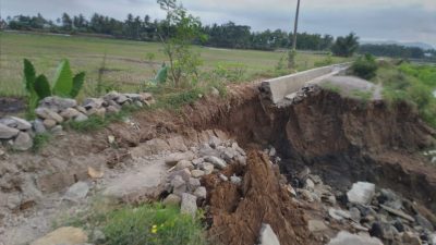 Irigasi Jebol, Begini Kondisi Petani di Lakbok
