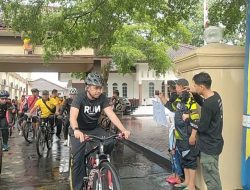 Meriahnya Sambut HUT Bhayangkara ke 77 di Polres Pangandaran