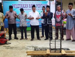 Peletakan Batu Pertama di Mesjid Baitussalam di Kalipucang Pangandaran