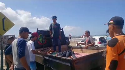 Tekor, Pemotor Terjun Bebas di Jembatan Merah Cikidang Pangandaran