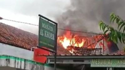 Innalilahi, Rumah Makan Sate Galunggung 2 di Pangandaran Kebakaran Hebat