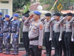 HUT ke-78 Kemerdekaan RI Begini Suasana Upacaranya Polres Pangandaran