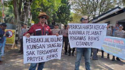 Kantor BBWS Citanduy Kota Banjar Digeruduk Petani