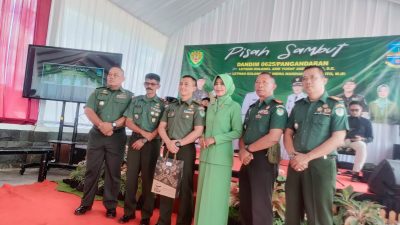 Momen Kesedihan Pisah Sambut Dandim Pangandaran