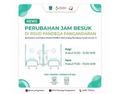 Jadwal Baru Jam Besuk di RSUD Pandega Pangandaran