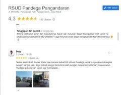 Puas, Keluarga Pasien Apresiasi Pelayanan RSUD Pandega Pangandaran