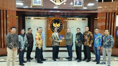 Jelang Sarasehan Nasional 25 Tahun IJTI, Pengurus Pusat Sampaikan Gagasan Jurnalisme Positif ke Menkopolhukam