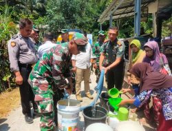 Kemarau Panjang, Kodim 0625/Pangandaran Bantu Pasokan Air Untuk Masyarakat