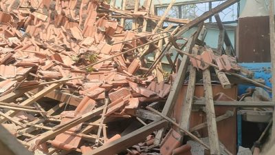 Atap Bangunan SD di Pangandaran Ambruk, Begini Proses KBM’nya
