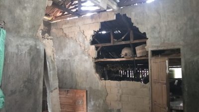 Gegara Gempa di Garut, Rumah Pasangan Lansia di Pangandaran Ambruk