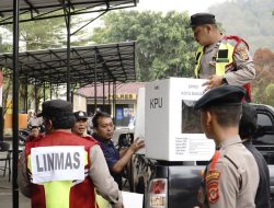 Jelang Pemilu 2024, Polres Banjar Simulasi Pengamanan Pam TPS