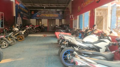 500 Lebih Motor di Pangandaran Terjaring Penertiban Lalulintas