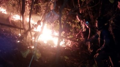 Innalilahi, Lahan di Pelikan Pangandaran Kebakaran