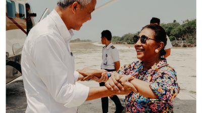 Pulang Dari Pangandaran, Ganjar Sebut Susi Pudjiastuti ‘nek’