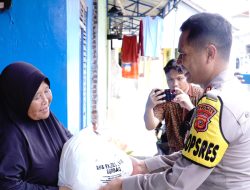Bersama FSB, Kapolres Banjar Menggelar Bakti Sosial kepada Kaum Jompo