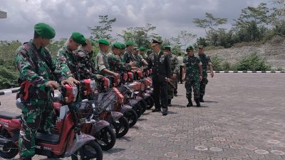 Dari Kasad, Kodim 0625Pangandaran Dapat Bantuan Sepeda Listrik