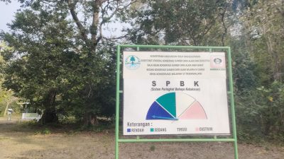 Antisipasi Kebakaran, BKSDA Resort Pangandaran Pasang Plang SPBK
