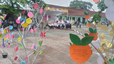 Gelar Karya, SMPN 1 Mangunjaya Lombakan Pohon Literasi