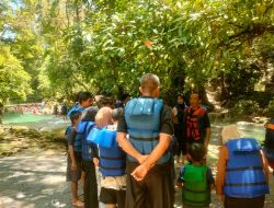 Akhir Pekan, Ramainya Kunjungan Wisata di Citumang Pangandaran